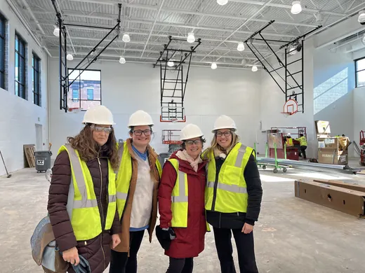 The walkthrough group in hi-vis