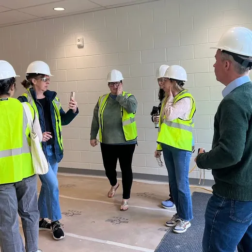 Touring the new space