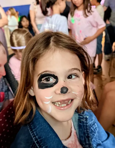Face paint, finished