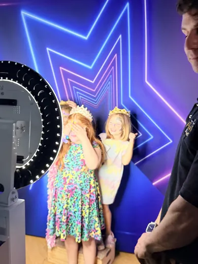 At the photo booth