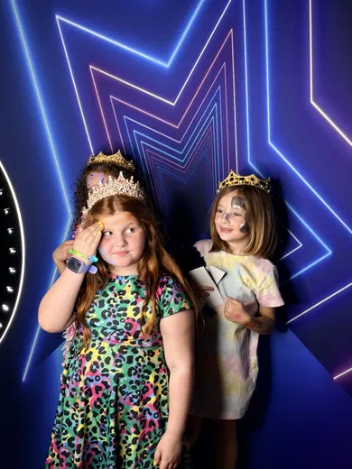 Tiaras at the booth