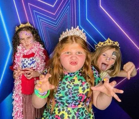 Three at the photo booth